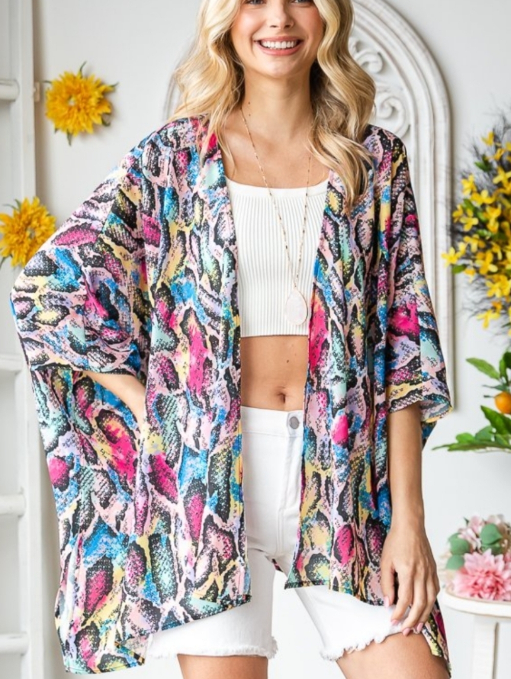 New Heimish Animal Print Kimono